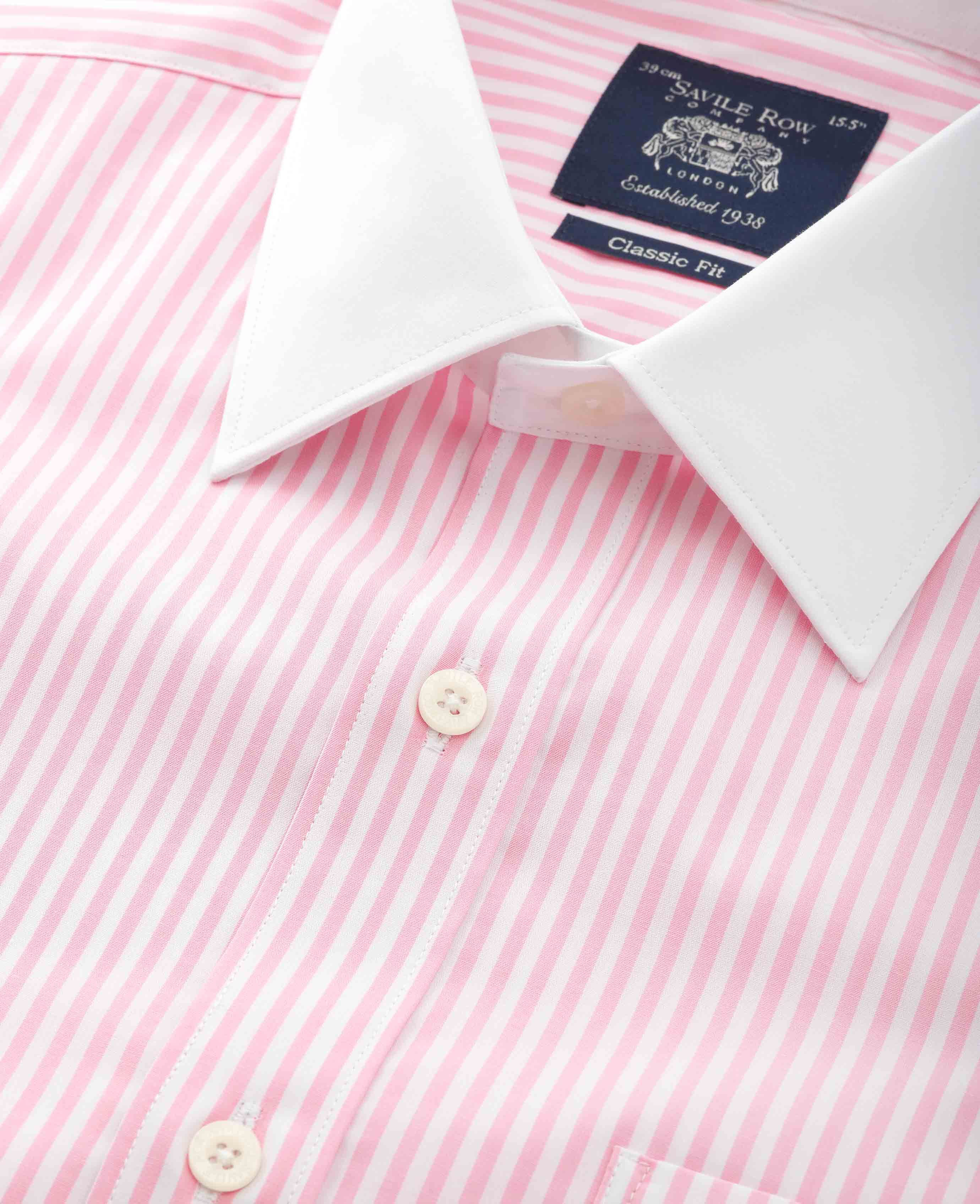 Thomas Pink Douall Stripe Slim Fit Double Cuff Shirt, $185