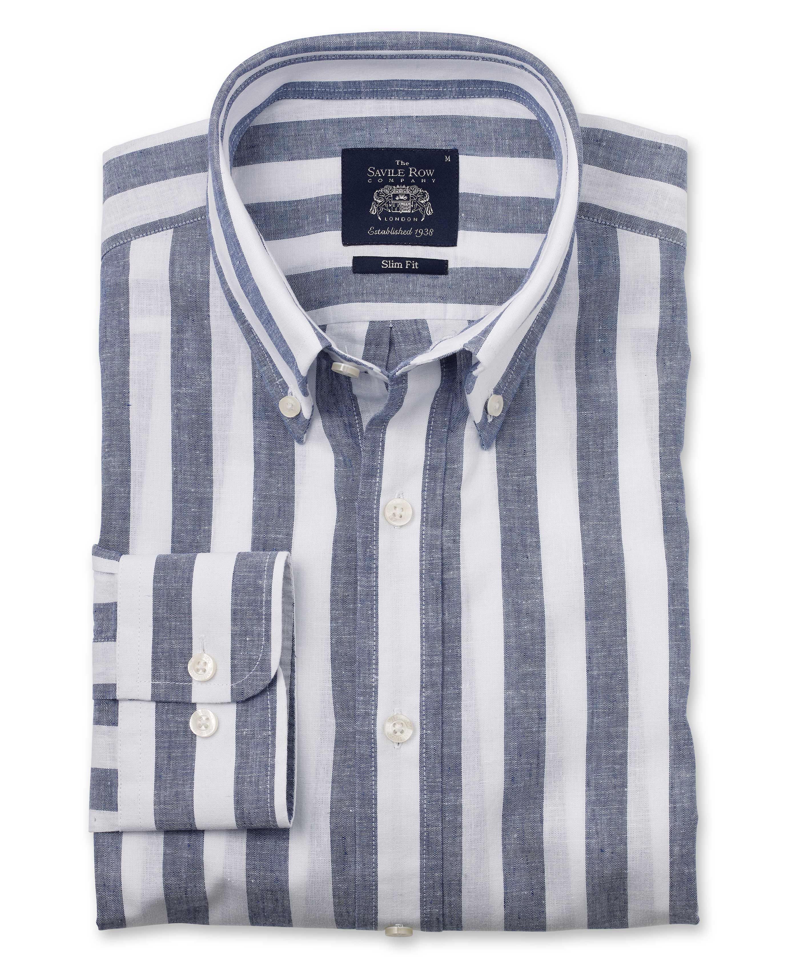 https://savilerowco.com/media/catalog/product/cache/2accacfcf7bc449eee367fe2319d84b6/n/a/navy-white-wide-stripe-linen-blend-slim-fit-button-down-casual-shirt-1160whn_1.jpg