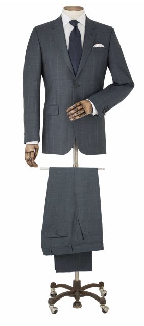 Grey Check Tailored Suit