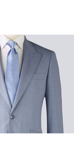 Limited Edition Powder Blue Super 130s Wool Three Piece Suit