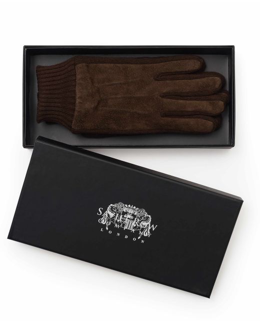Brown Suede Gloves