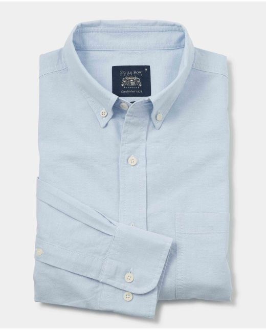 Men's light blue oxford shirt