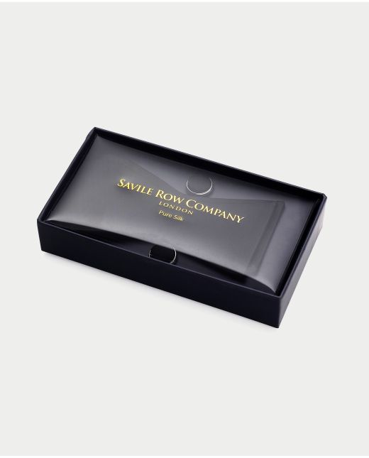 Black bow tie and cufflink set in gift box