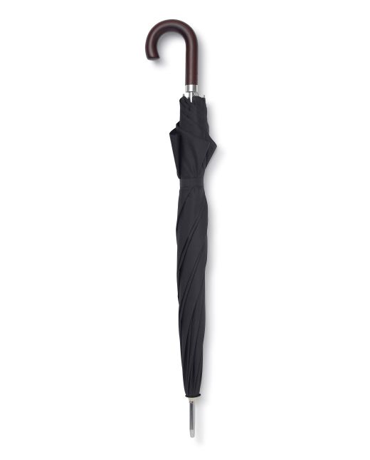 Black Automatic Windproof Walking Umbrella 