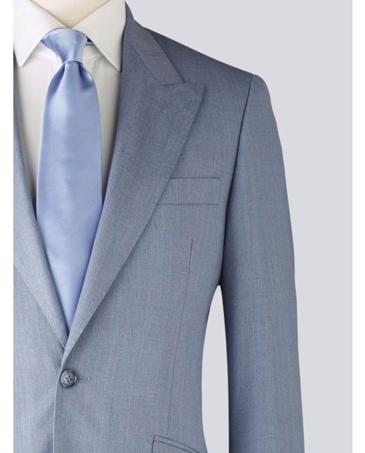 Limited Edition Powder Blue Super 130s Wool Three Piece Suit