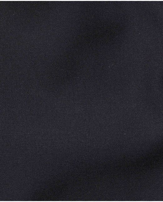 Quentin Dark Grey Poplin Made To Measure Shirt FABRIC DETAIL