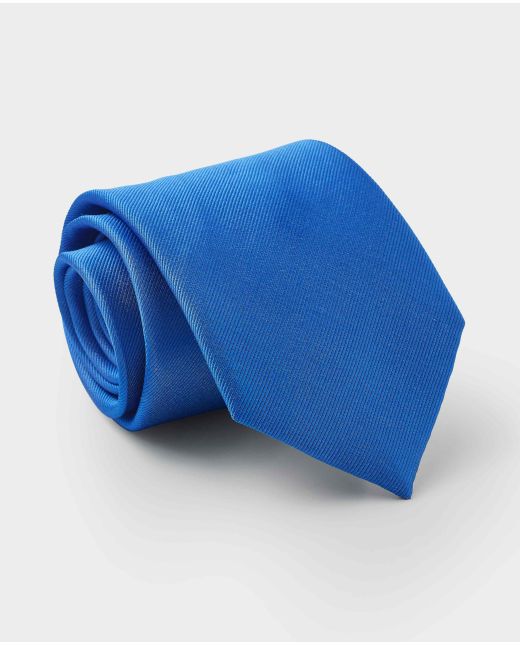 Royal Blue Twill Silk Tie