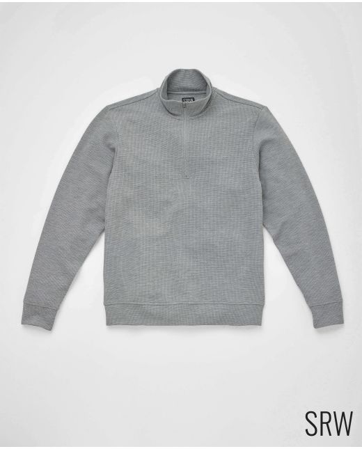 SRW Active Marl Grey Sweat Wicking Half-Zip Sweatshirt