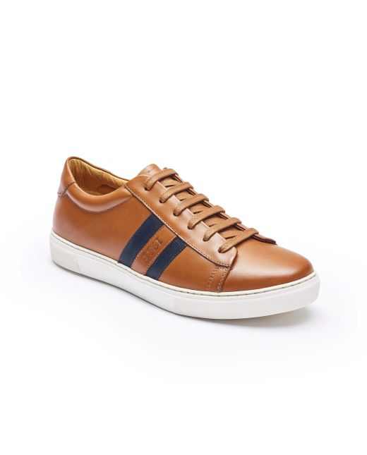 Tan Leather Trainers