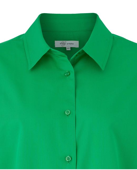 Women's Emerald Cotton Modal Oversized Shirt
