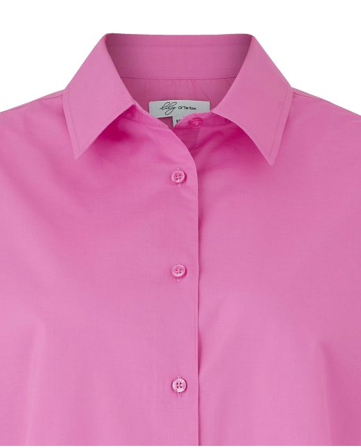 Women's Pink Oversized Shirt