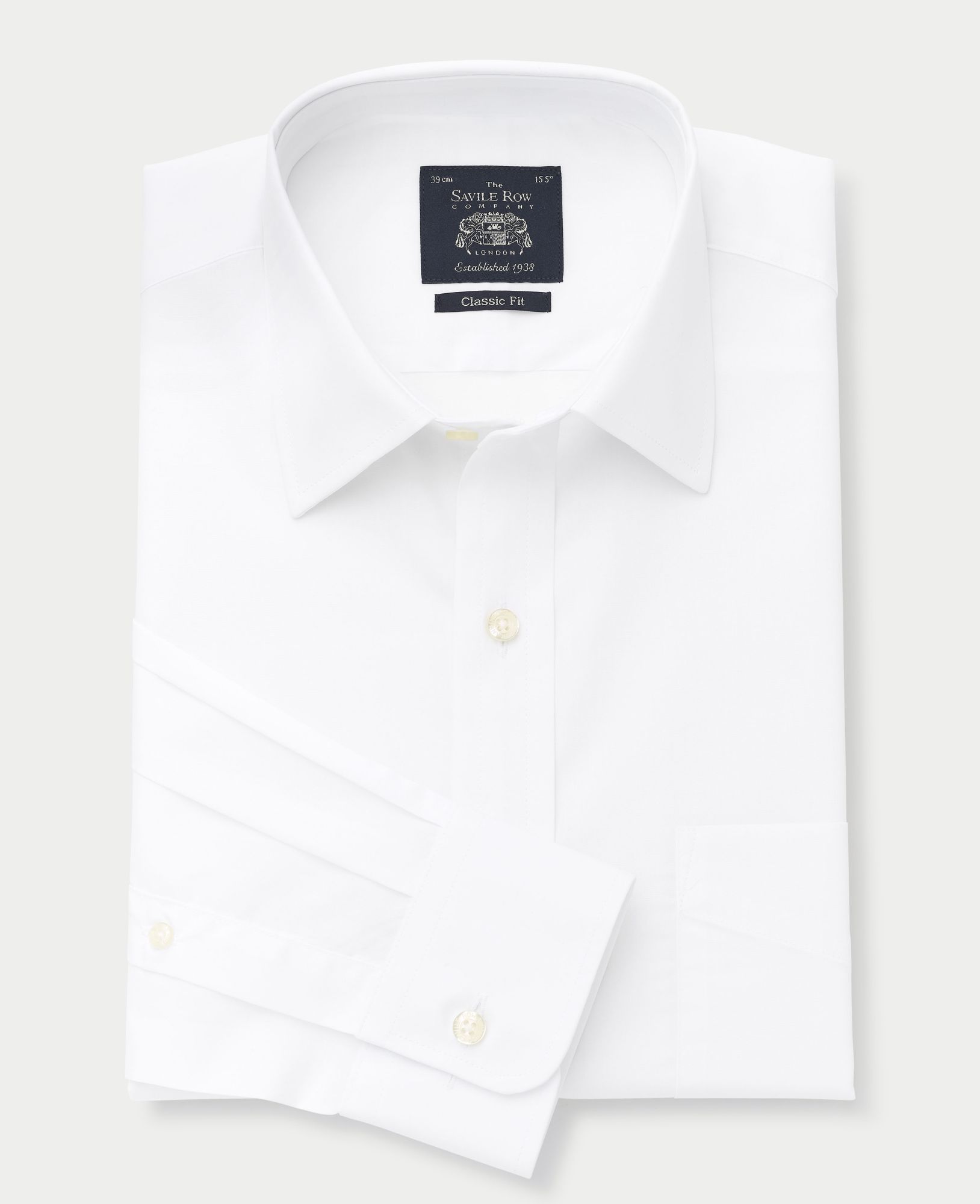 White Poplin Classic Fit Shirt 19