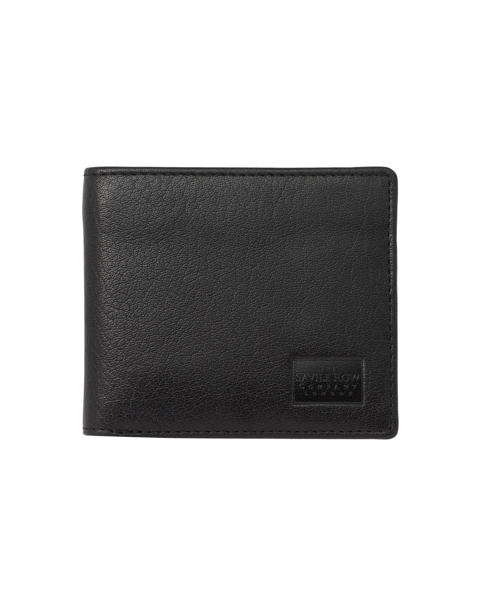Image of Black Leather Classic Billfold Wallet