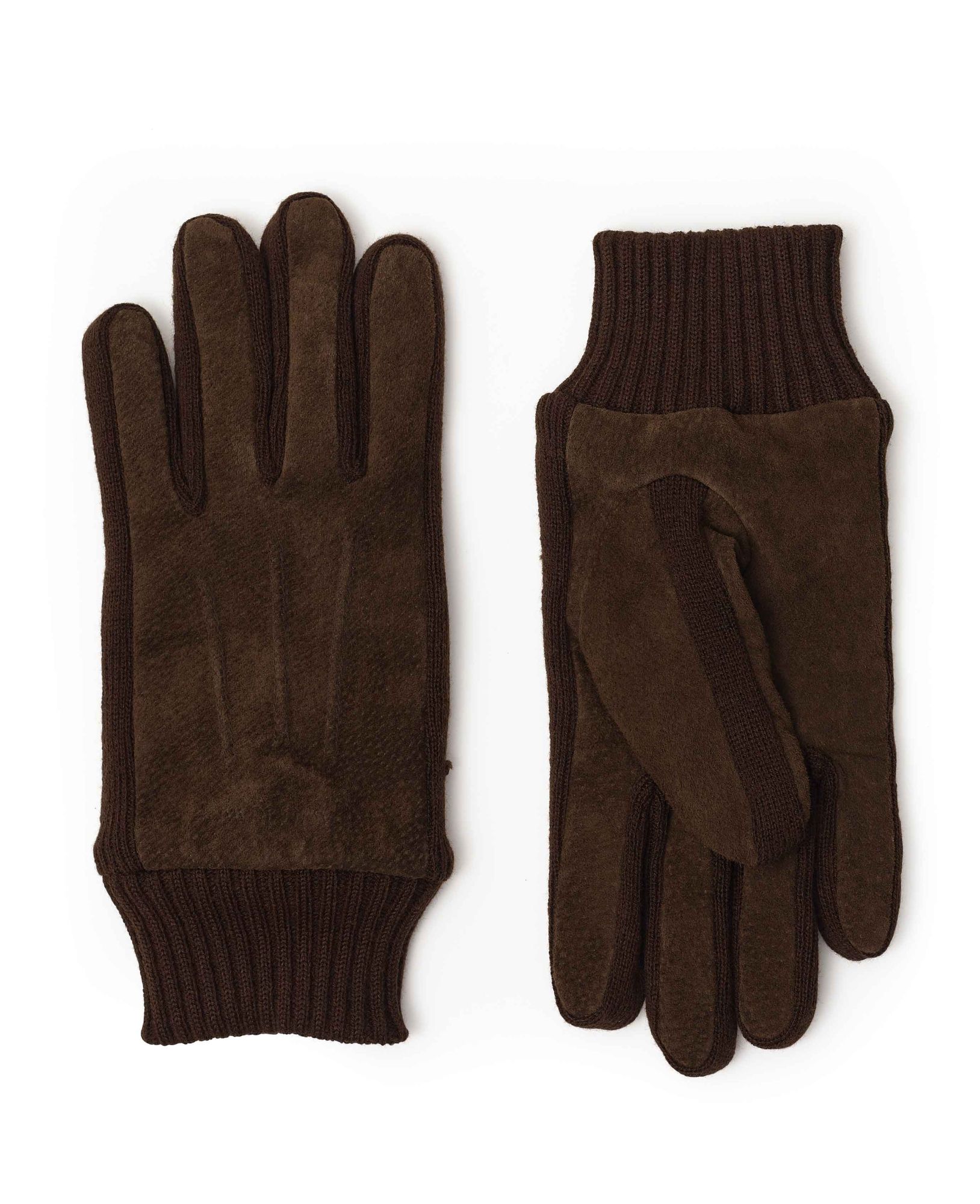 Brown Suede Gloves S/M