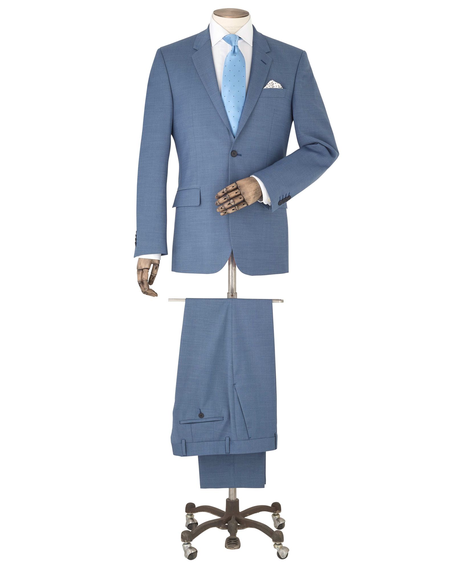 Bright Blue Tailored Suit by Savile Row Company