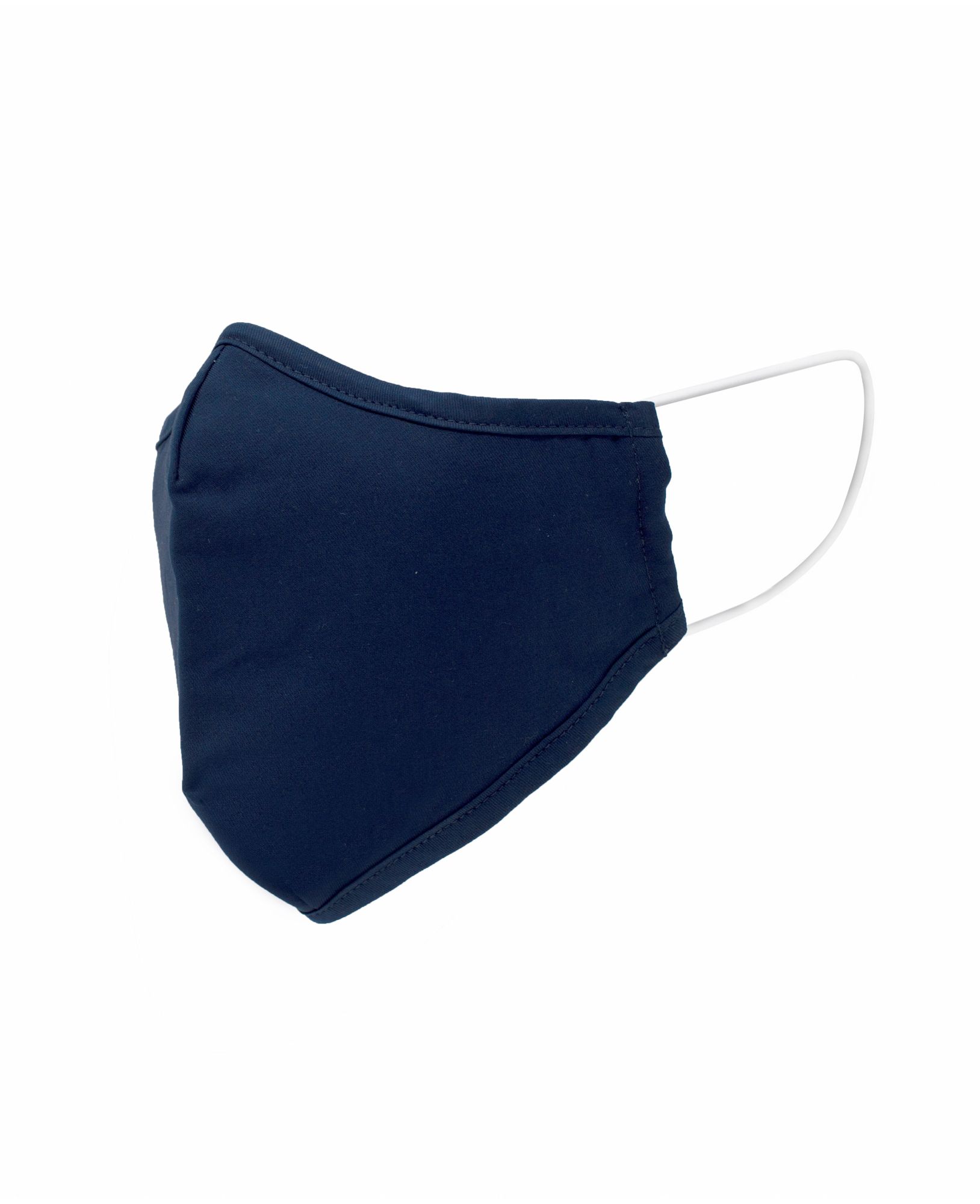 Navy Fine Twill Cotton Face Mask