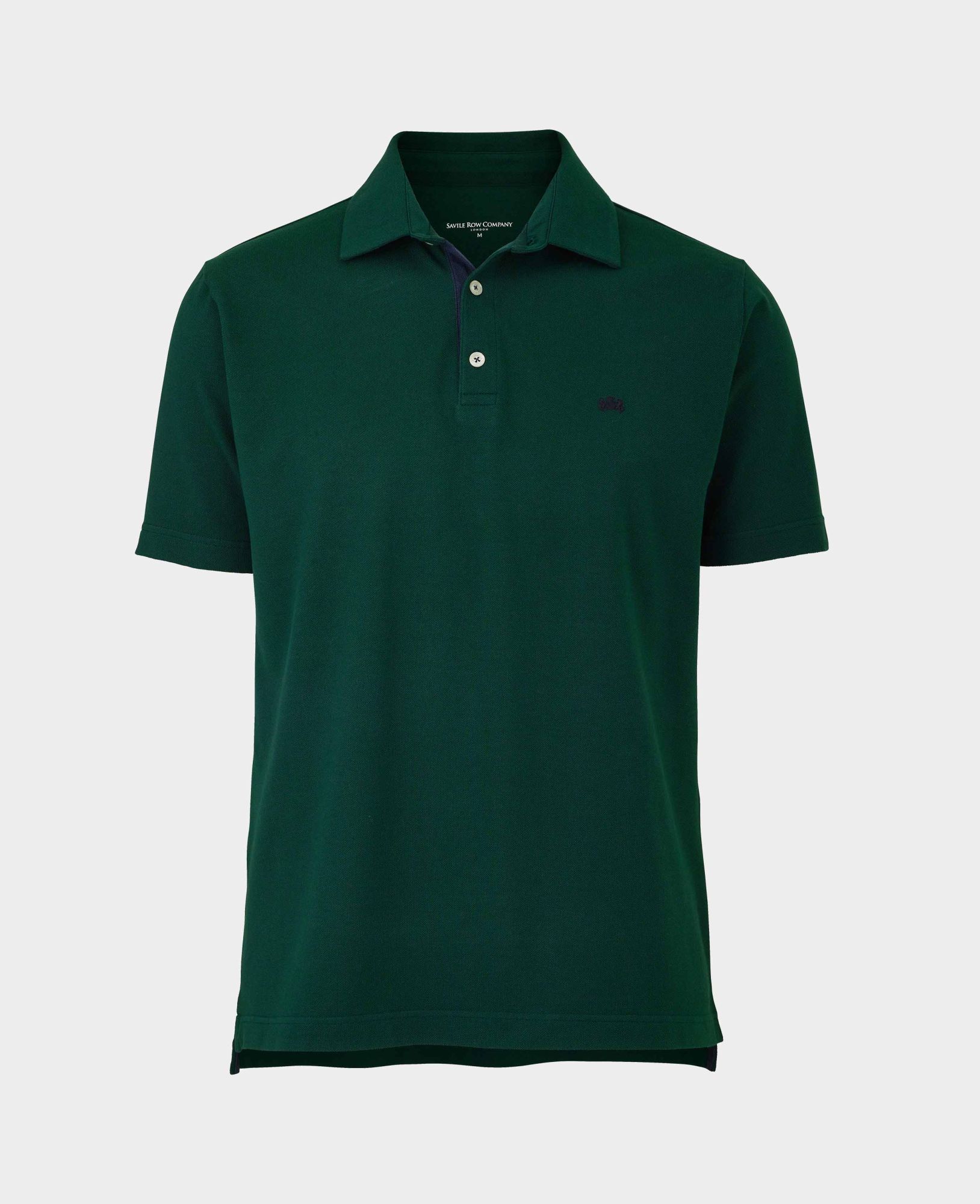 Green Cotton Pique Polo Shirt XXL