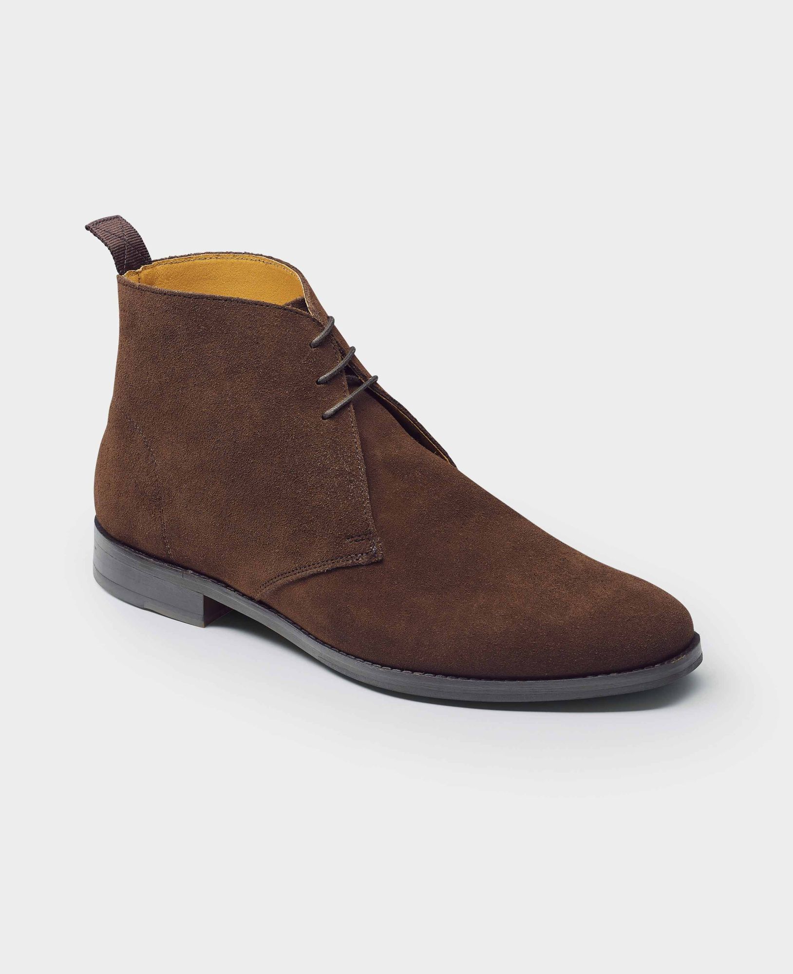 Tan Suede Chelsea Boots 8
