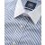 Navy Bengal Stripe Classic Fit Winchester Formal Shirt - Double Cuff