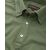 Army Green Mercerised Cotton Long Sleeve Polo Shirt