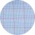 Blue Red Prince Of Wales Check Slim Fit Formal Shirt - Double Cuff