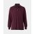 Burgundy Long Sleeve Polo Shirt