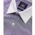 Dark Navy White Stripe Cotton Poplin Classic Fit Formal Shirt - Double White Cuff & White Collar