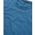 Denim Blue Cotton Jersey Crew Neck T-Shirt - Collar Detail - MTS101DBL