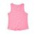 Women's Pink Textured Cotton Jersey Vest -  LVS1006PNK