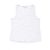 Women's White Textured Cotton Jersey Vest -  LVS1006WHT