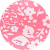 Women's White Pink Flower Print Organic Cotton Pyjama Set