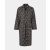 Navy Paisley Print Dressing Gown