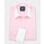 Pink Stripe Classic Fit Contrast Collar Shirt With White Collar & Double Cuffs