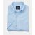 Light Blue Linen Cotton Short Sleeve Shirt