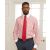 Red Stripe Classic Fit Contrast Collar Formal Shirt With White Collar & Cuffs