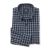 Navy White Green Check Classic Fit Casual Shirt - 1334NAG - Large Image