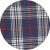 Navy White Red Check Classic Fit Casual Shirt