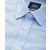 White Blue Ticking Stripe Classic Fit Formal Shirt - Double Cuff