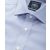 White Navy Ticking Stripe Slim Fit Formal Shirt - Double Cuff