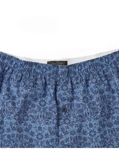 Blue Floral Boxer Shorts