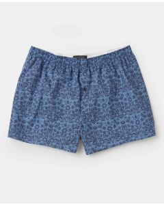 Blue Floral Boxer Shorts
