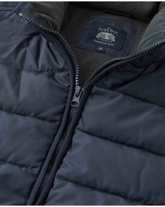 100% Recycled Navy Quilted Gilet
