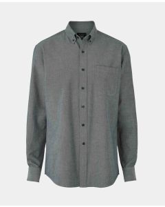 Navy Classic Fit Chambray Oxford Shirt