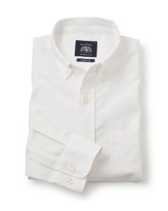 White Classic Fit Oxford Shirt
