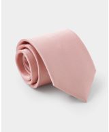Dusty Pink Fine Twill Silk Tie