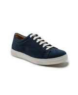 Navy Suede Trainers - MSH773NAV - Small Image 280x344px