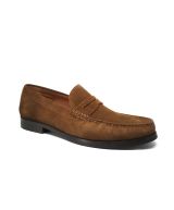 Light Brown Suede Loafers