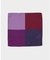 Shades of Purple Silk Pocket Square