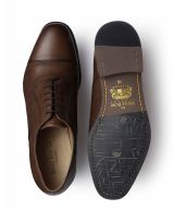 Mahogany Leather Oxford Shoes