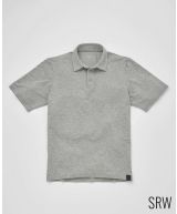 SRW Active Non-Iron Marl Grey Short Sleeve Polo Shirt
